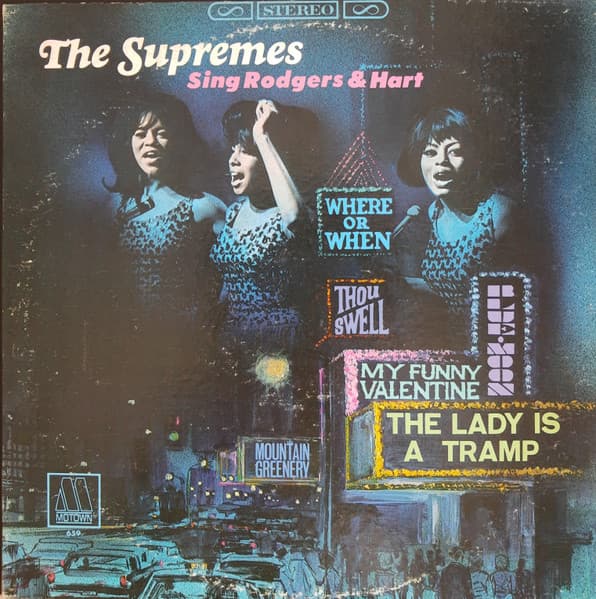 The Supremes – The Supremes Sing Rodgers & Hart vinyl cover art
