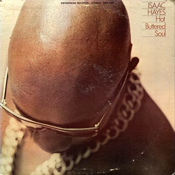 Isaac Hayes – Hot Buttered Soul vinyl cover art