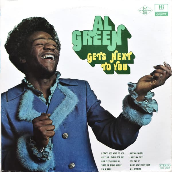 Al Green – Al Green Gets Next To You vinyl cover art