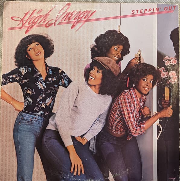 High Inergy – Steppin' Out vinyl cover art