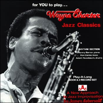 Jamey Aebersold – For You To Play . . . Wayne Shorter Jazz Classics vinyl cover art