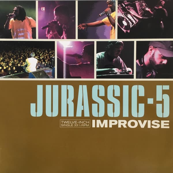 Jurassic 5 – Improvise vinyl cover art