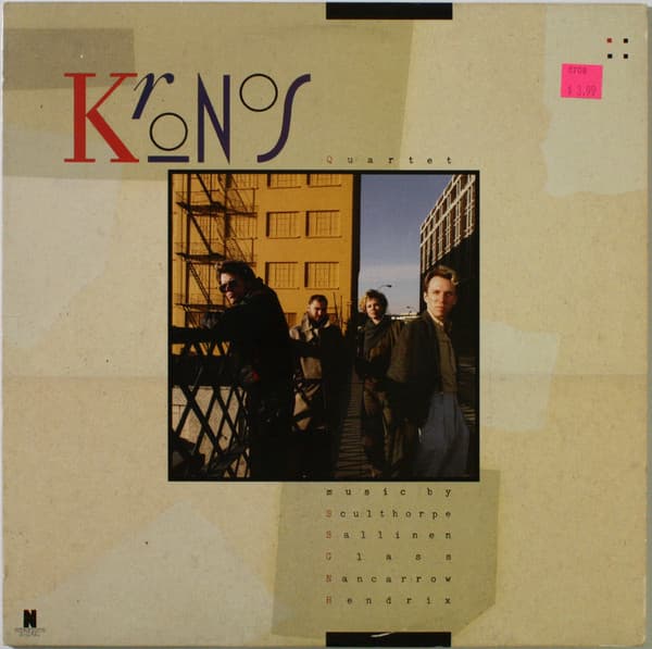 Kronos Quartet – Kronos Quartet vinyl cover art