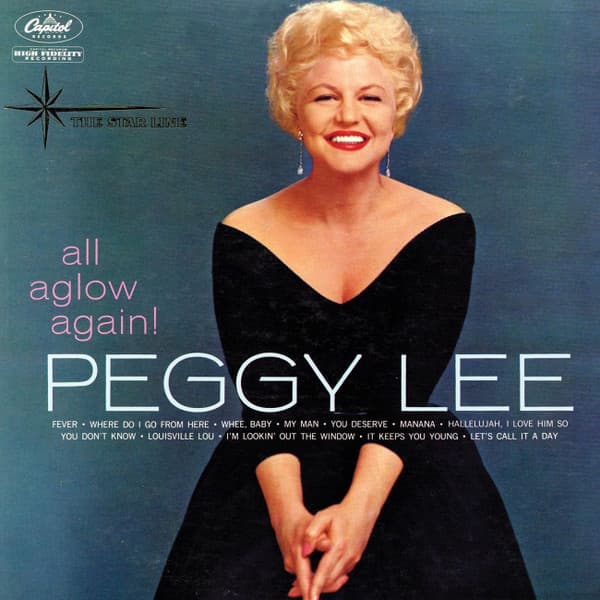 Peggy Lee – All Aglow Again! vinyl cover art