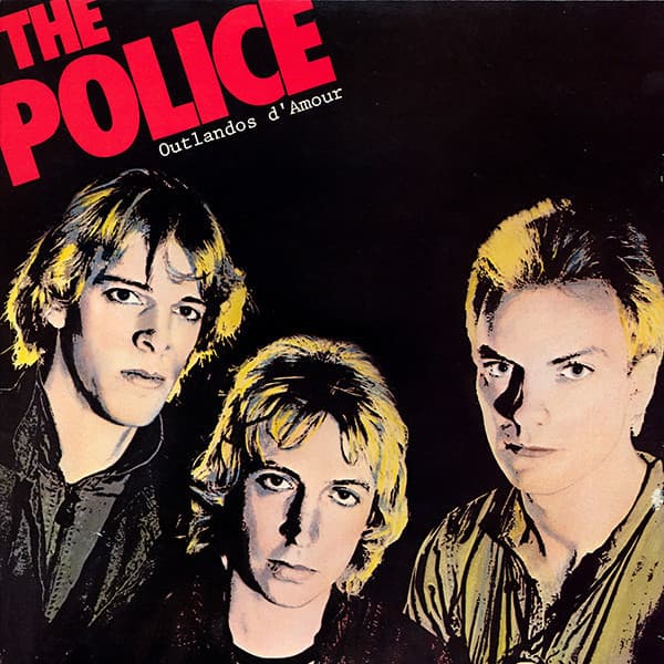 The Police – Outlandos D'Amour vinyl cover art