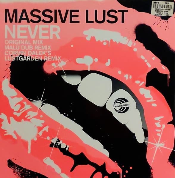 Massive Lust – Progressive House - Never vinyl cover art