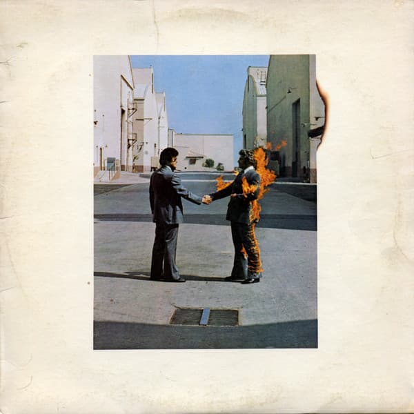 Pink Floyd – Wish You Were Here vinyl cover art