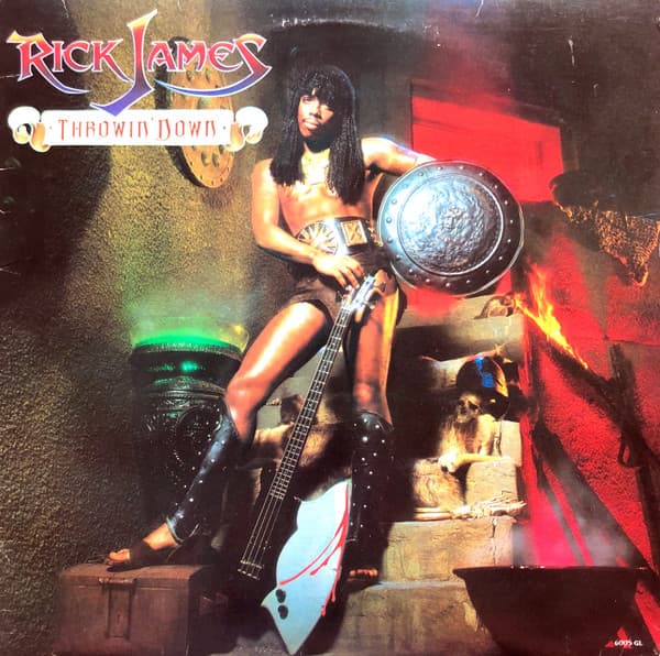 Rick James – Throwin' Down vinyl cover art