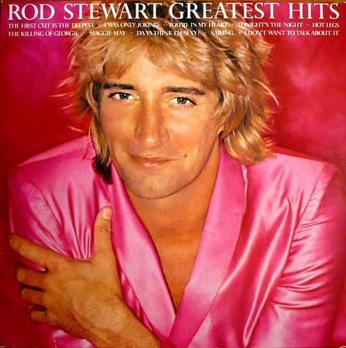 Rod Stewart – Greatest Hits vinyl cover art