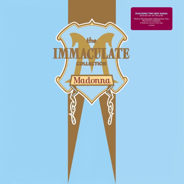 Madonna – The Immaculate Collection vinyl cover art