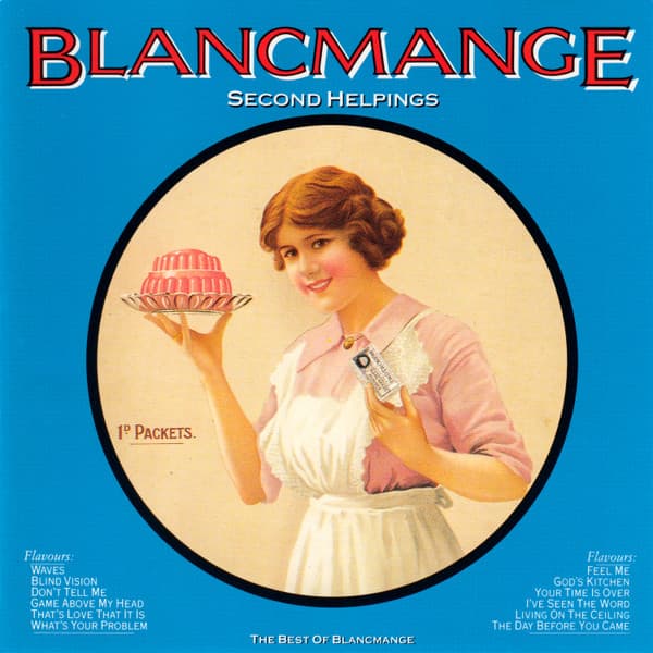 Blancmange – Synth-Pop - Second Helpings - The Best Of Blancmange vinyl cover art