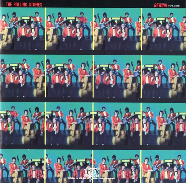 The Rolling Stones – Rewind (1971-1984) vinyl cover art