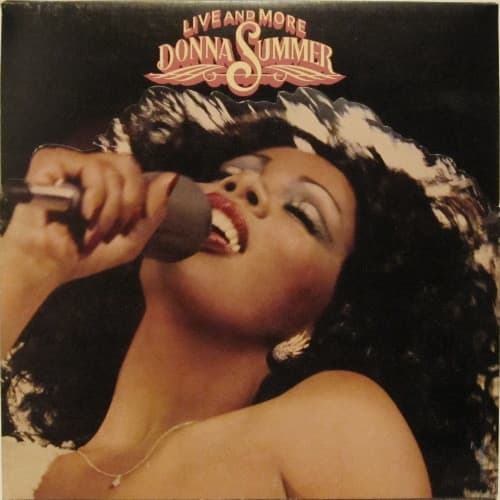 Donna Summer – Disco - Live And More vinyl cover art