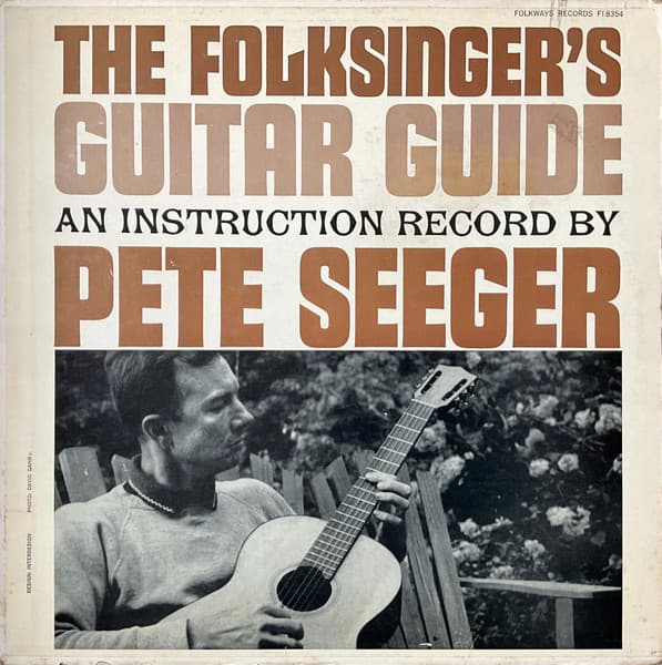 Pete Seeger – The Folksinger'S Guitar Guide: An Instruction Record By Pete Seeger vinyl cover art