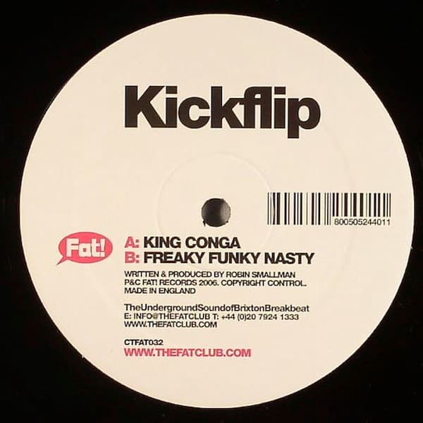 Kickflip – Breaks - King Conga vinyl cover art