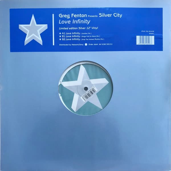 Silver City (4) Greg Fenton – House - Love Infinity vinyl cover art