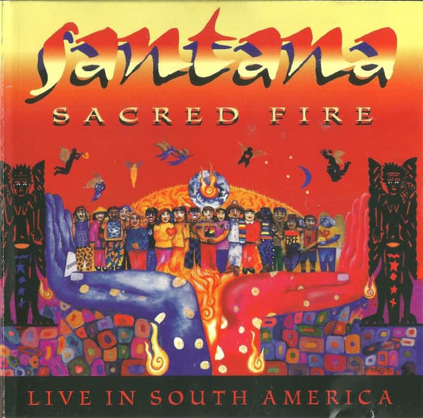 Santana – Sacred Fire (Live In South America) vinyl cover art