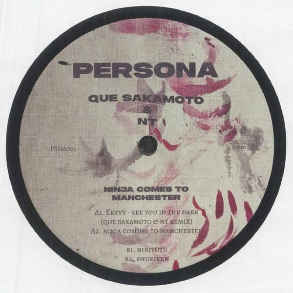 Noriyuki Takagi Que Sakamoto – Tech House - Ninja Comes To Manchester vinyl cover art