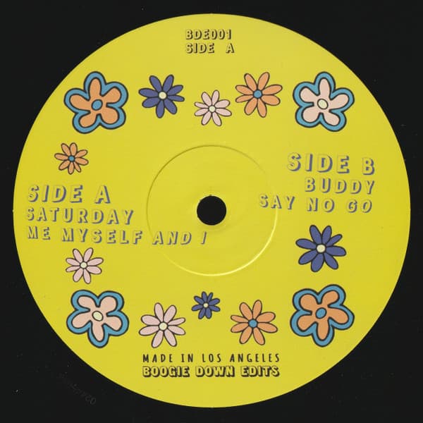 Boogie Down Edits – Hip-House - De La House vinyl cover art