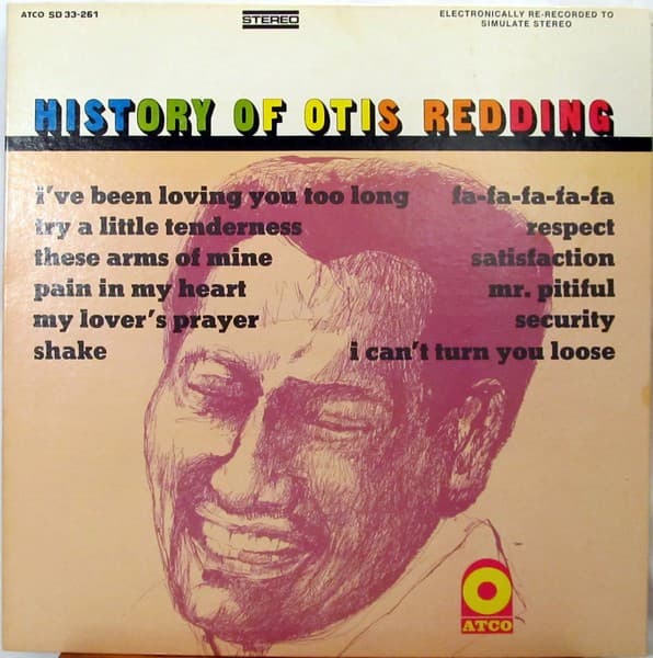 Otis Redding – History Of Otis Redding vinyl cover art
