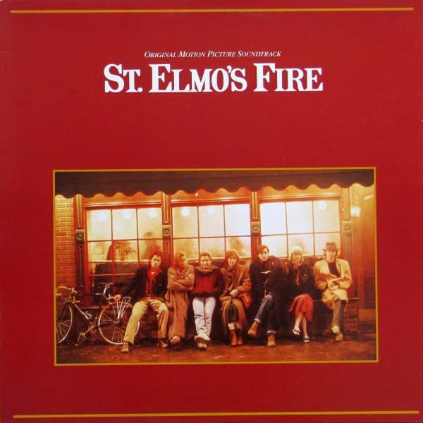 Various – St. Elmo'S Fire - Original Motion Picture Soundtrack vinyl cover art