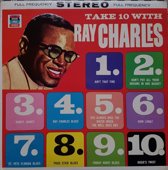 Ray Charles – Take 10 With Ray Charles vinyl cover art