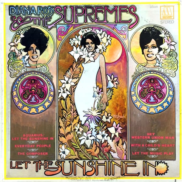 The Supremes – Let The Sunshine In vinyl cover art