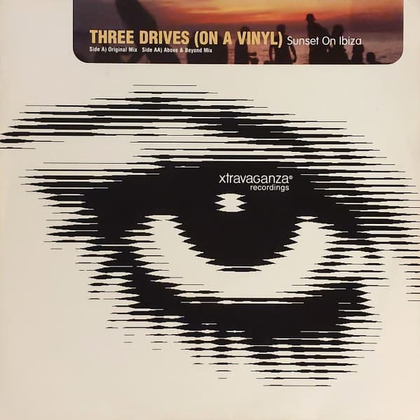 Three Drives – Trance - Sunset On Ibiza vinyl cover art