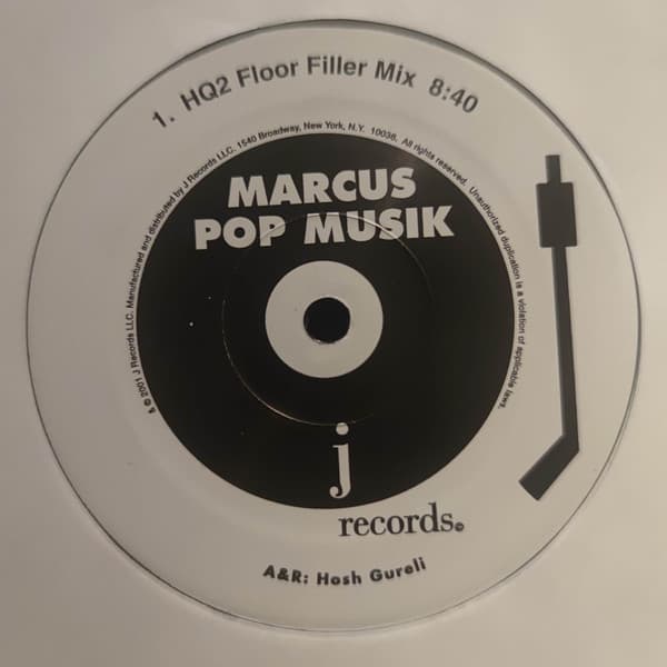 Marcus Linial – Pop Musik vinyl cover art