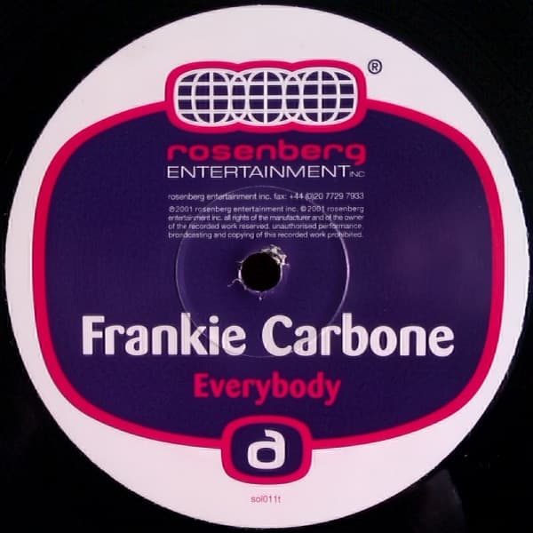 Frankie Carbone – House - Everybody vinyl cover art