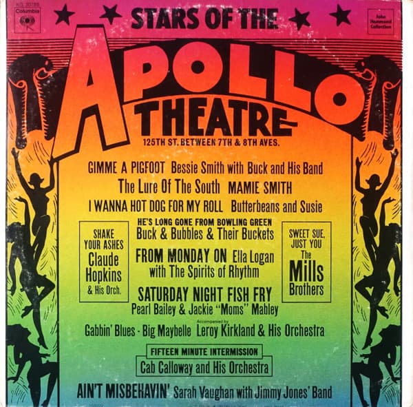 Various – Stars Of The Apollo Theatre vinyl cover art