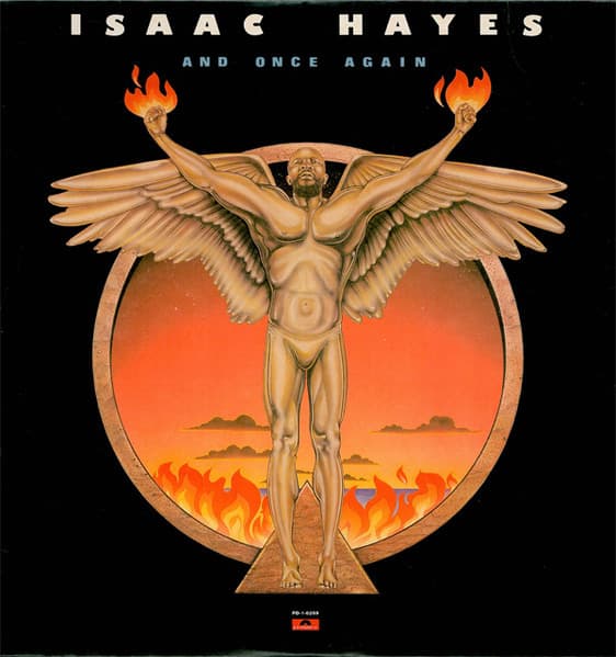 Isaac Hayes – And Once Again vinyl cover art