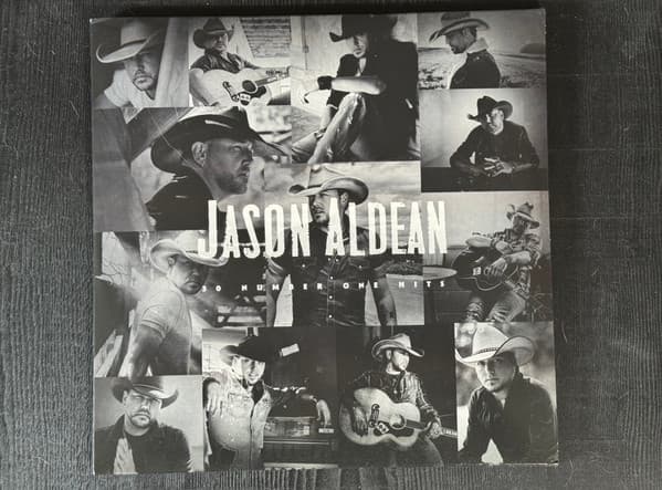 Jason Aldean – 30 Number One Hits vinyl cover art
