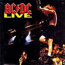 Ac/Dc – Live vinyl cover art