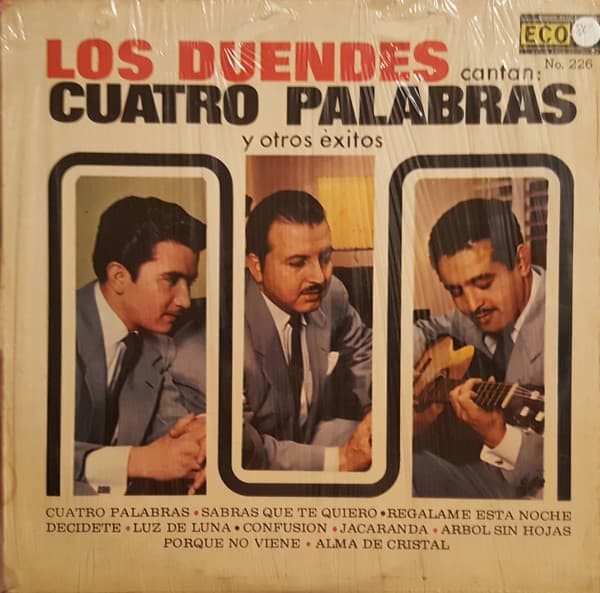 TríO Los Duendes – Cuatro Palabras Y Otros Exitos vinyl cover art