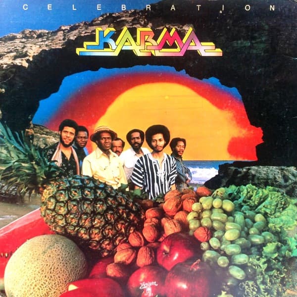 Karma (9) – Celebration vinyl cover art