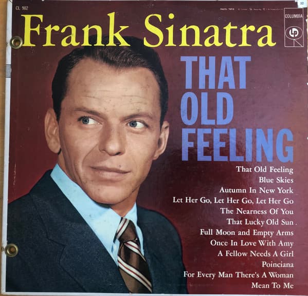 Frank Sinatra – That Old Feeling vinyl cover art