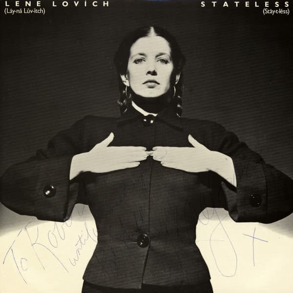 Lene Lovich – Stateless vinyl cover art
