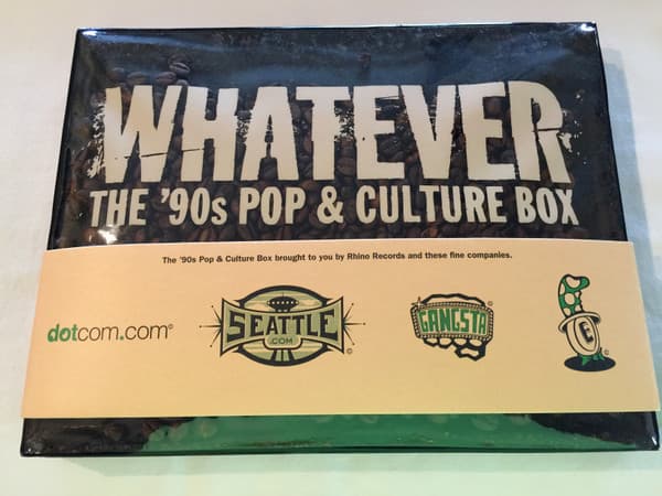 Various – Whatever The '90s Pop & Culture Box vinyl cover art