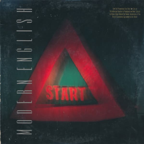 Modern English – New Wave - Stop Start vinyl cover art