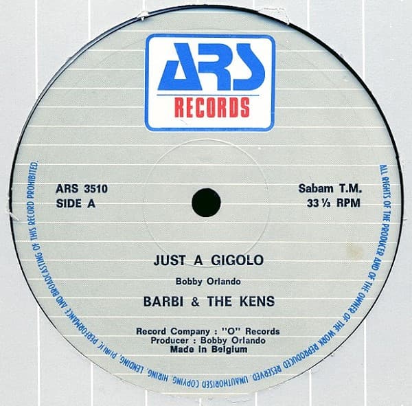 The Flirts Barbie & The Kens – Jukebox (Don'T Put Another Dime) vinyl cover art