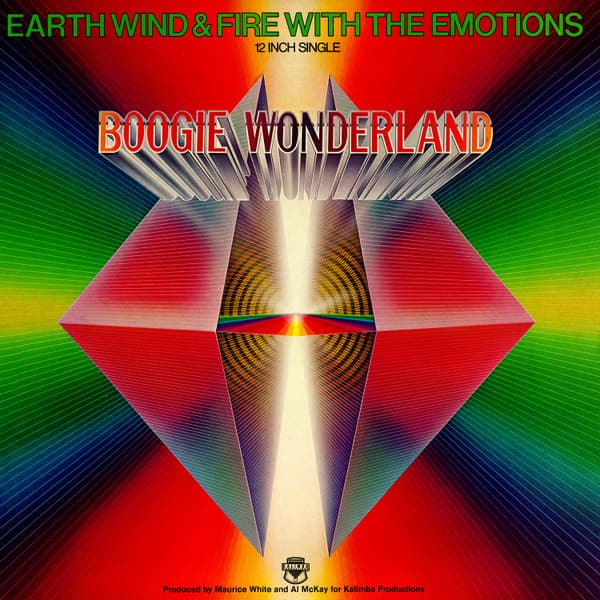 Earth, Wind & Fire, The Emotions – Boogie Wonderland vinyl cover art