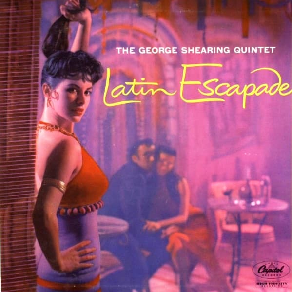 The George Shearing Quintet – Latin Escapade vinyl cover art