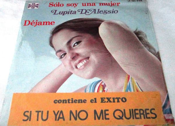 Lupita D'Alessio – Solo Soy Una Mujer vinyl cover art