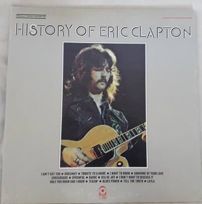 Eric Clapton – History Of Eric Clapton vinyl cover art