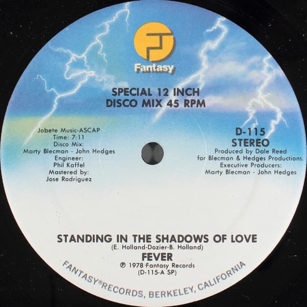 Fever (3) – Standing In The Shadows Of Love vinyl cover art