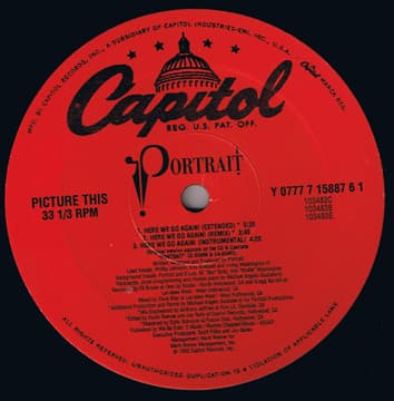Portrait – Here We Go Again! vinyl cover art