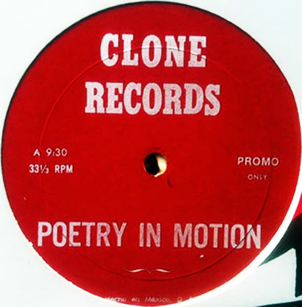 Various – Poetry In Motion vinyl cover art