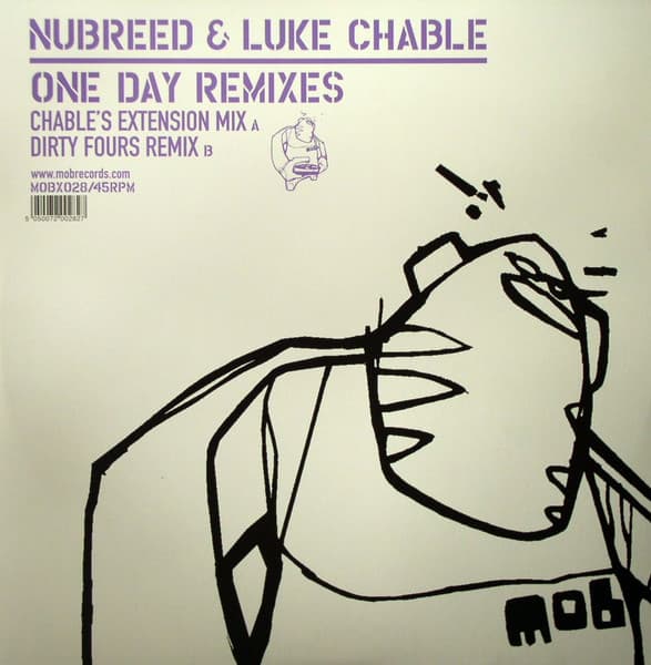 Luke Chable Nubreed – Progressive House - One Day Remixes vinyl cover art