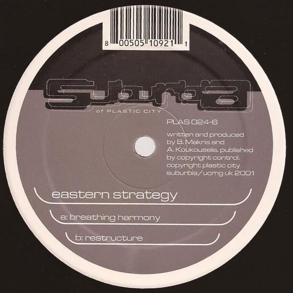 Eastern Strategy – Progressive House - Breathing Harmony vinyl cover art